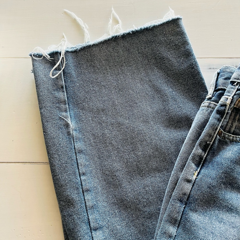 Rise Supply Co Womens Jeans High Rise Cropped Size 5/27 - Picture 6 of 7
